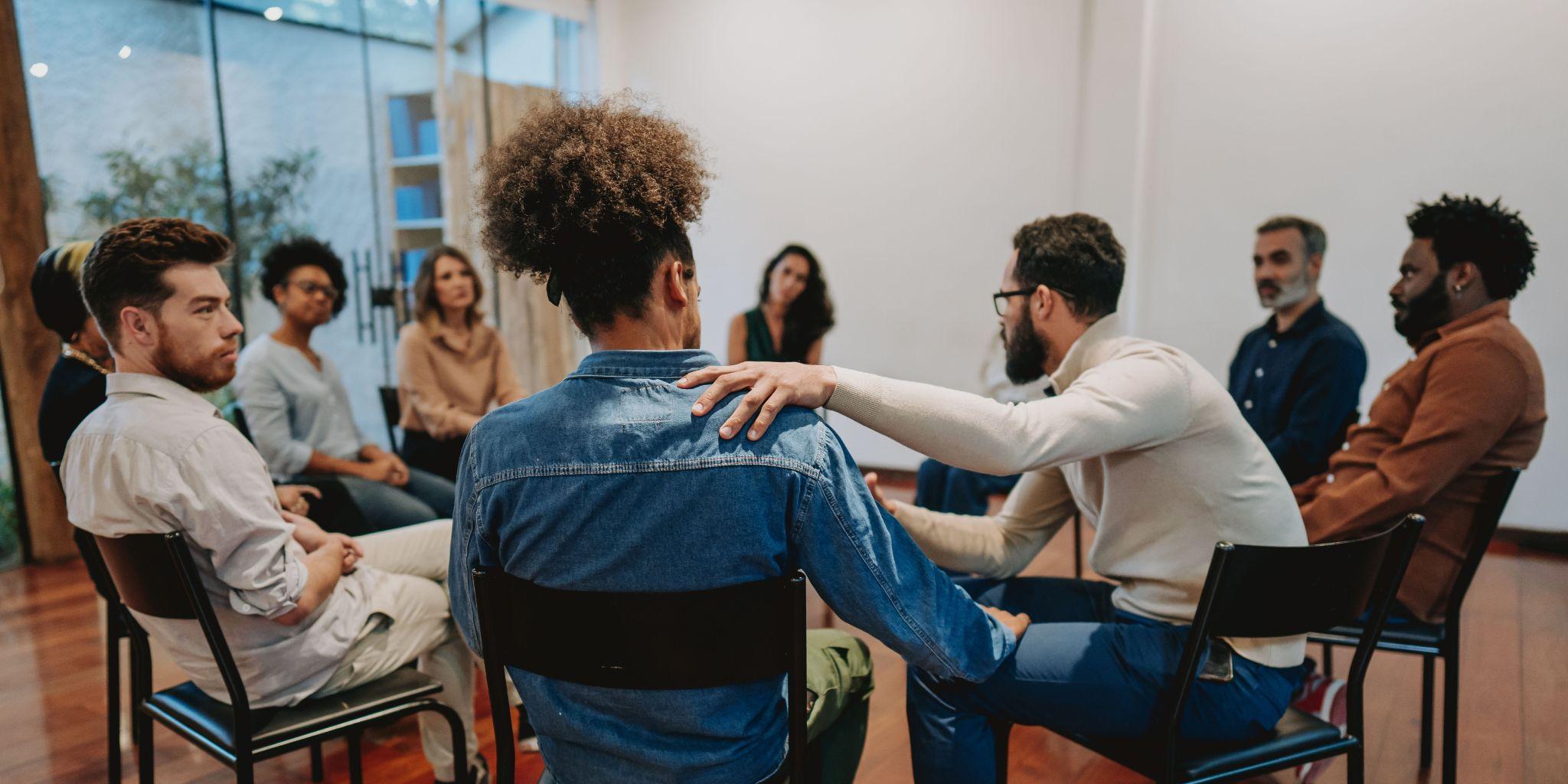 Community Support at sober living home