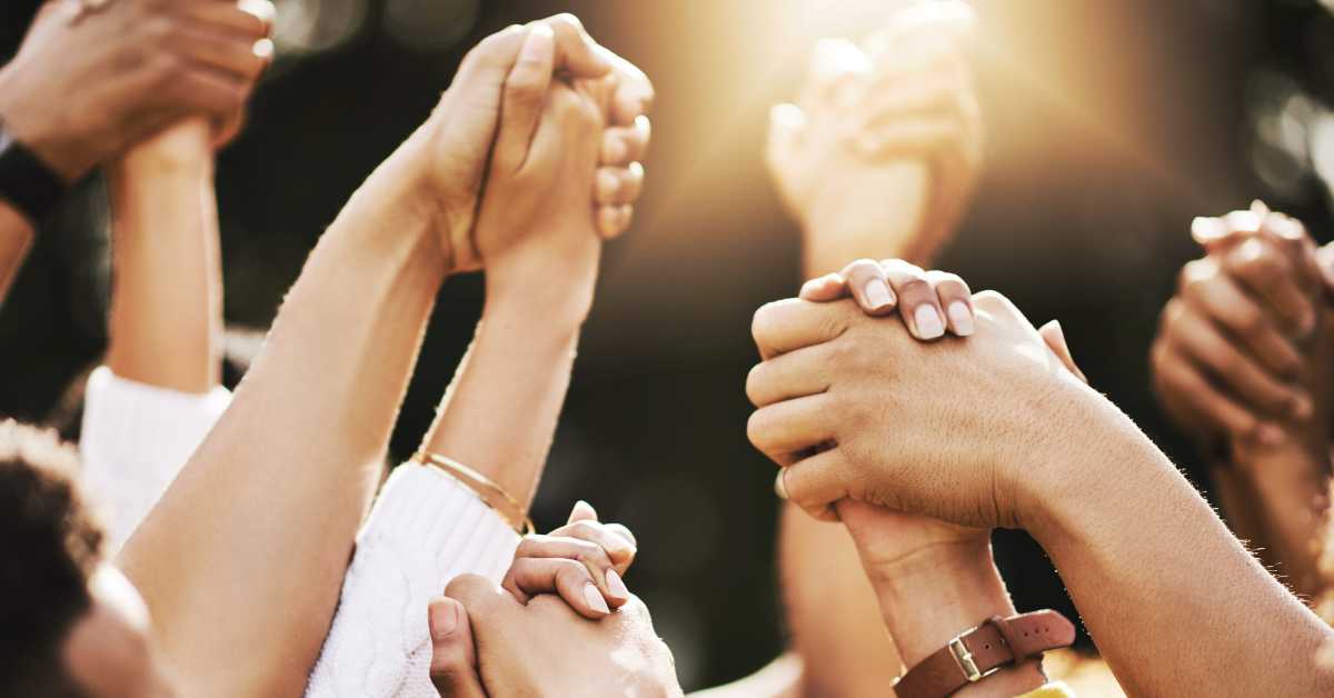 Community support at sober living home