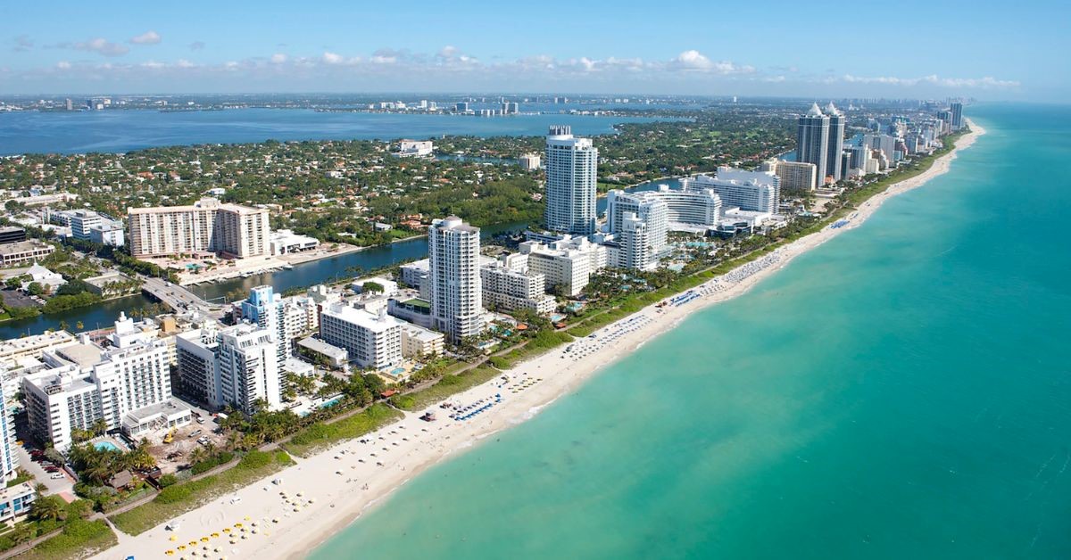 Beach in florida near sober living