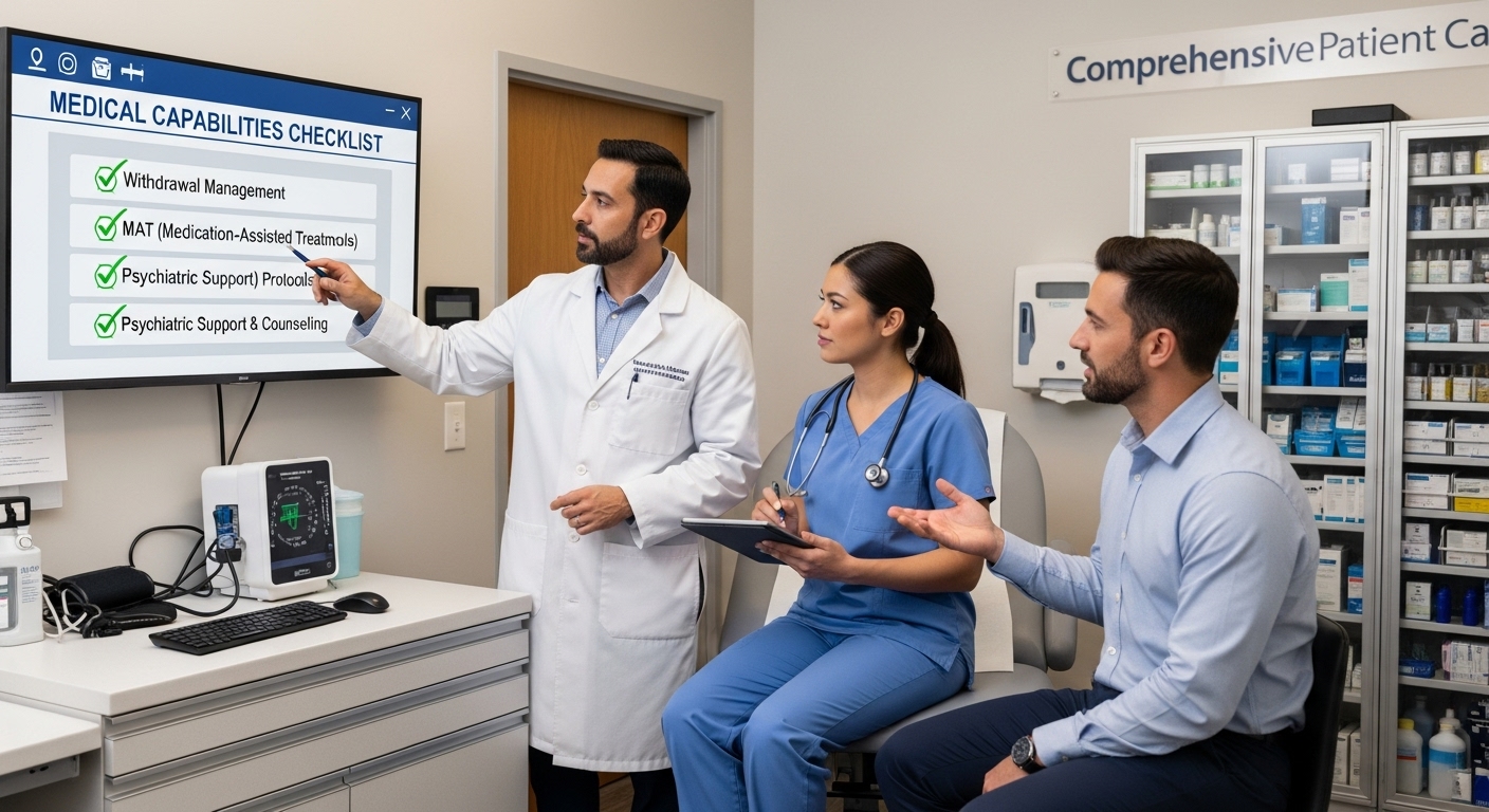 Comprehensive medical care for addiction recovery.
